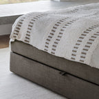 Nilah King Size Bed - Smoke