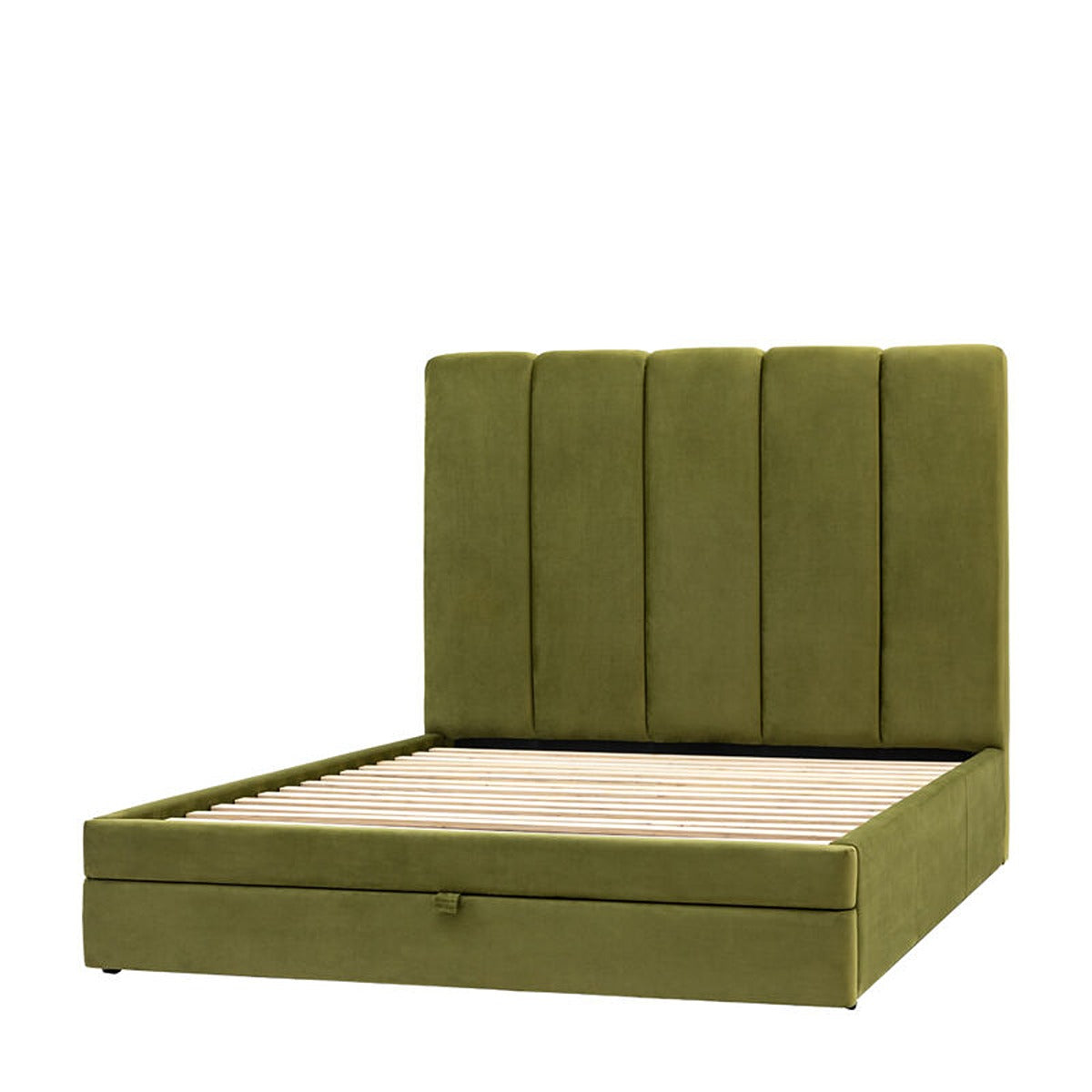 Donato Double Bed - Olive Green