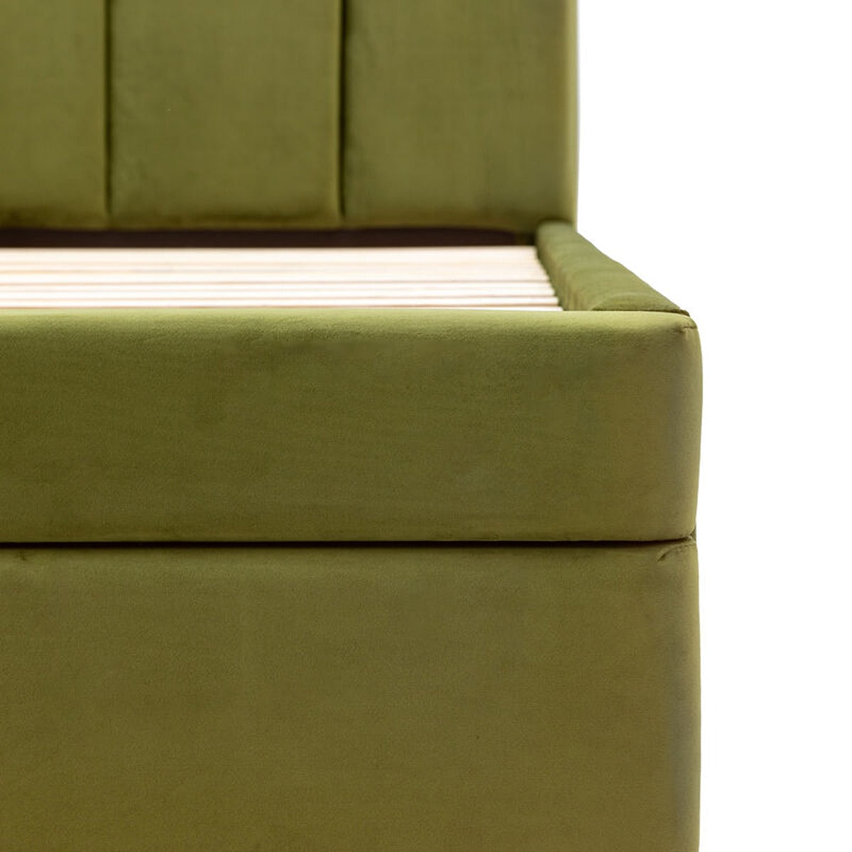 Donato Double Bed - Olive Green