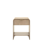 Catala 1 Drawer Bedside Table - Grey