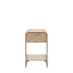 Catala 1 Drawer Bedside Table - Grey