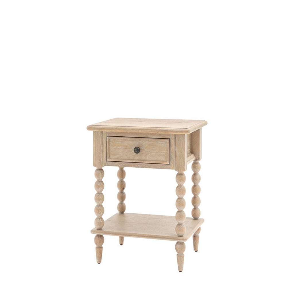 Abingdon 1 Drawer Bedside Table - Natural