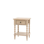Abingdon 1 Drawer Bedside Table - Natural