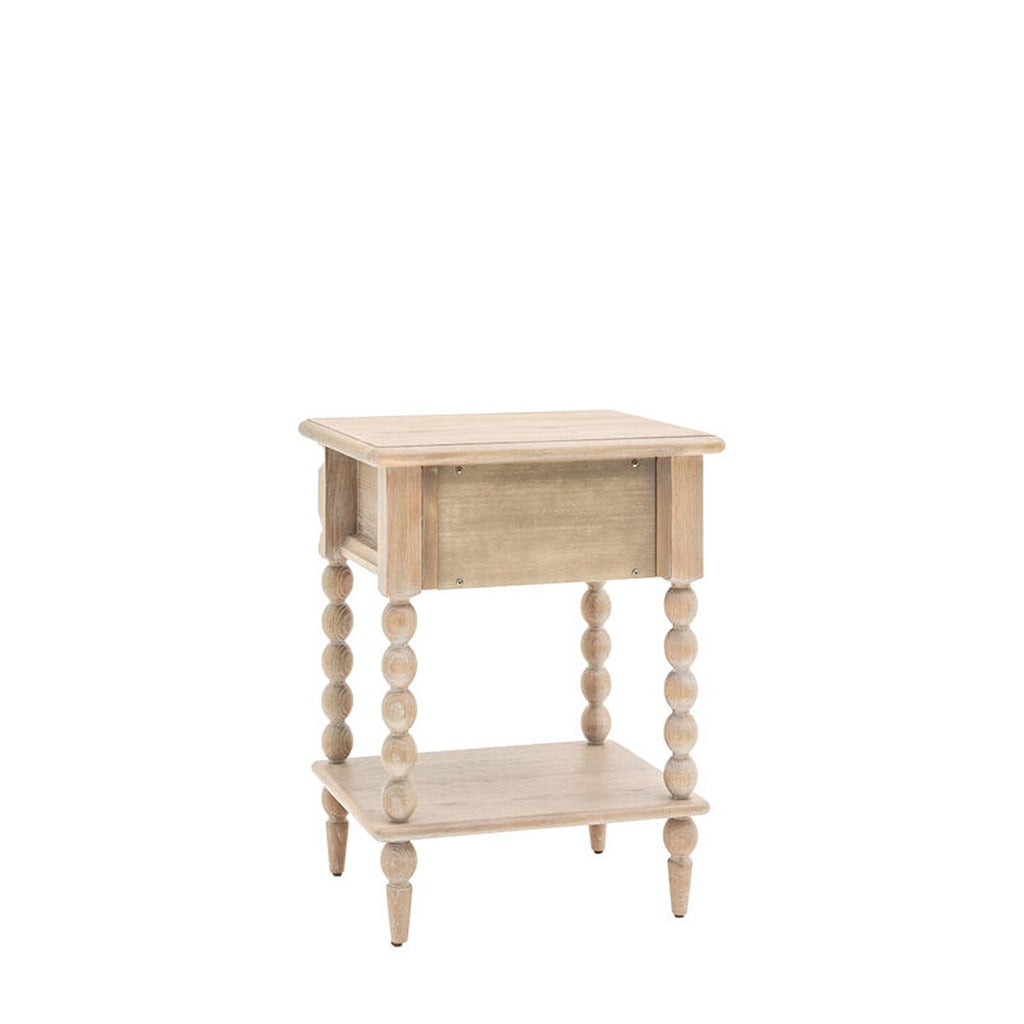 Abingdon 1 Drawer Bedside Table - Natural