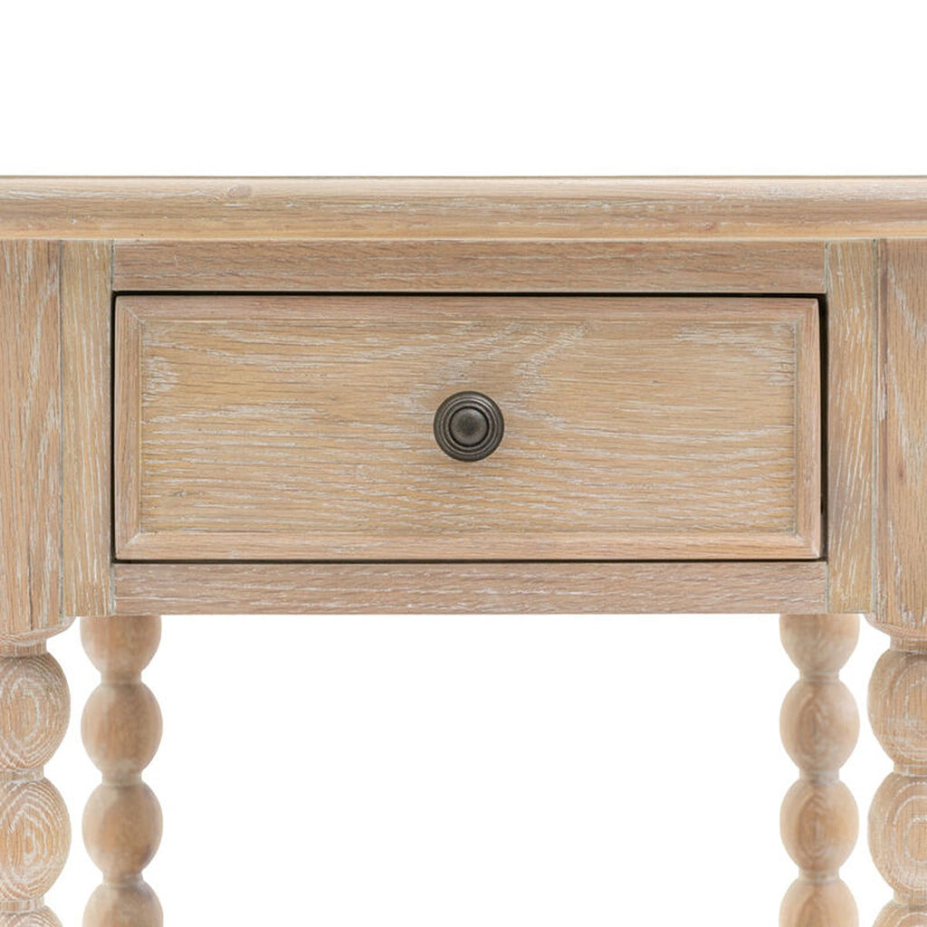 Abingdon 1 Drawer Bedside Table - Natural