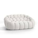 Lumo Classic: White Bubble Sofa for Two, Compressed – Model 02