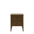 Camden 2 Drawer Bedside Table - Walnut
