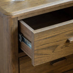Camden 2 Drawer Bedside Table - Walnut