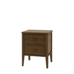 Camden 2 Drawer Bedside Table - Walnut