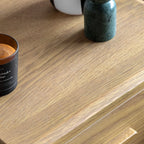 Camden 2 Drawer Bedside Table - Natural