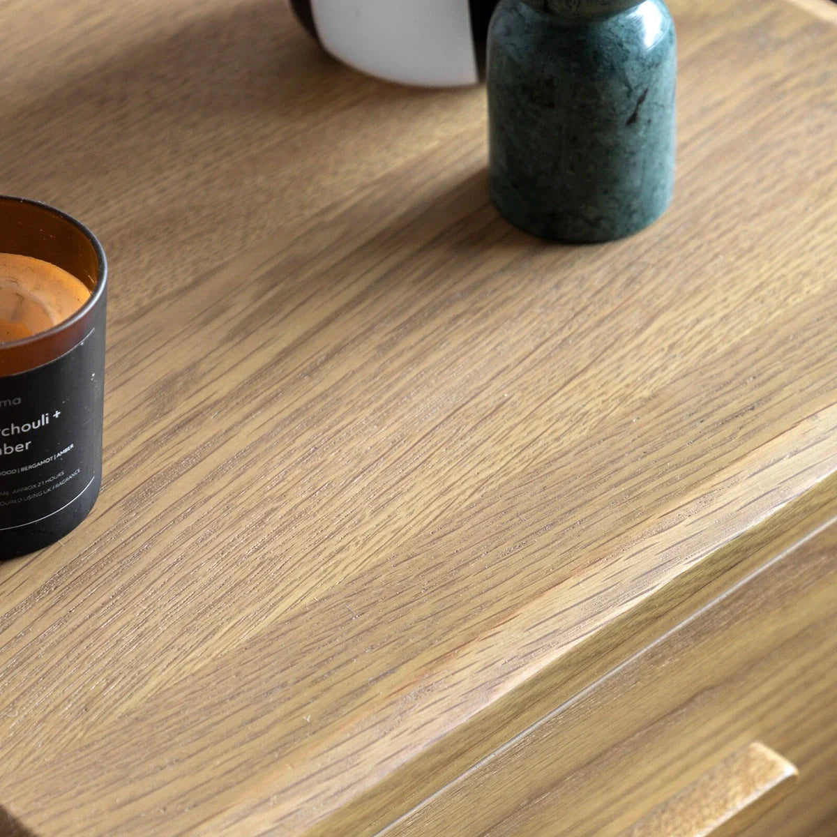 Camden 2 Drawer Bedside Table - Natural