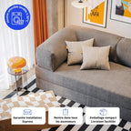 Nubo Compressed Mustard-Colored Sofa