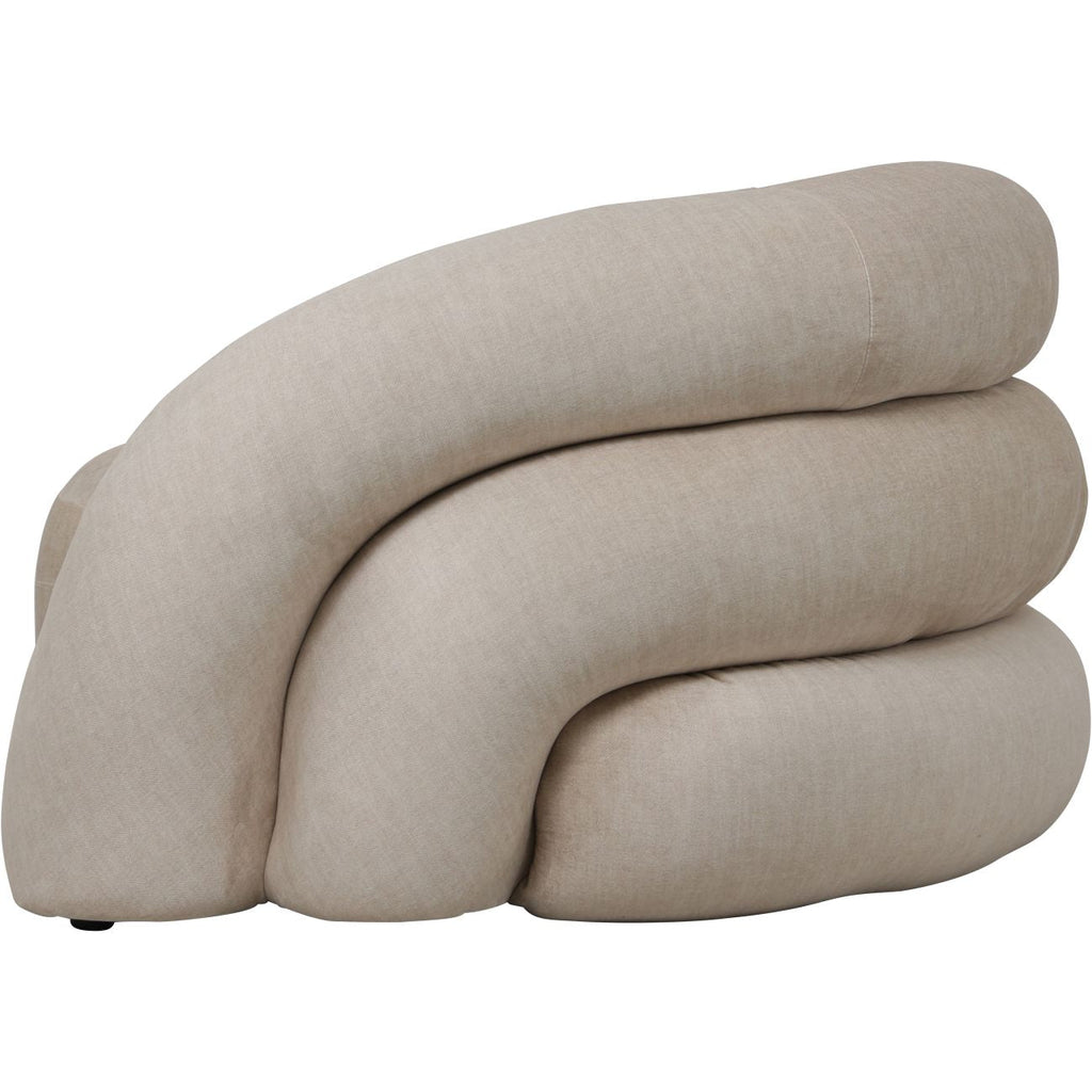 Casa Curved Snug Chair - Cream