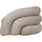 Casa Curved Snug Chair - Cream