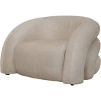 Casa Curved Snug Chair - Cream