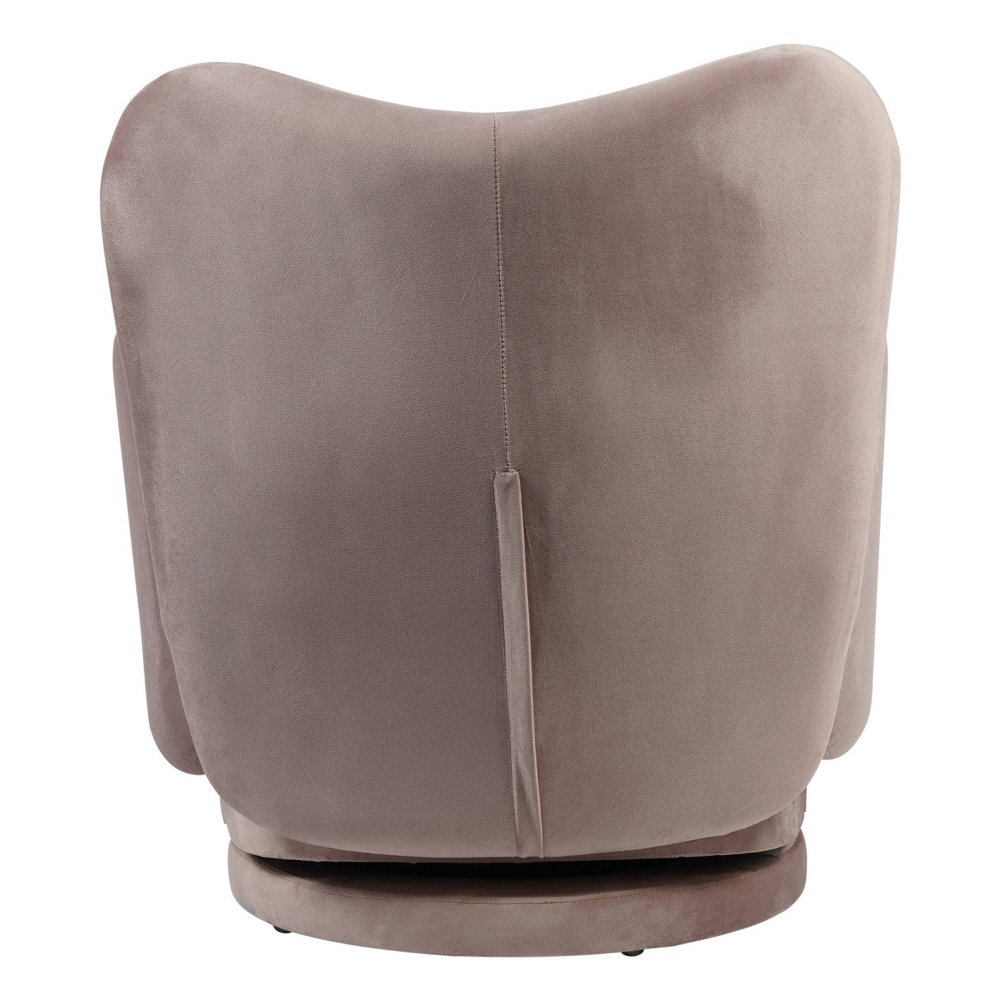 Bingham Upholstered Swivel Chair - Soft Velvet Dusky Pink