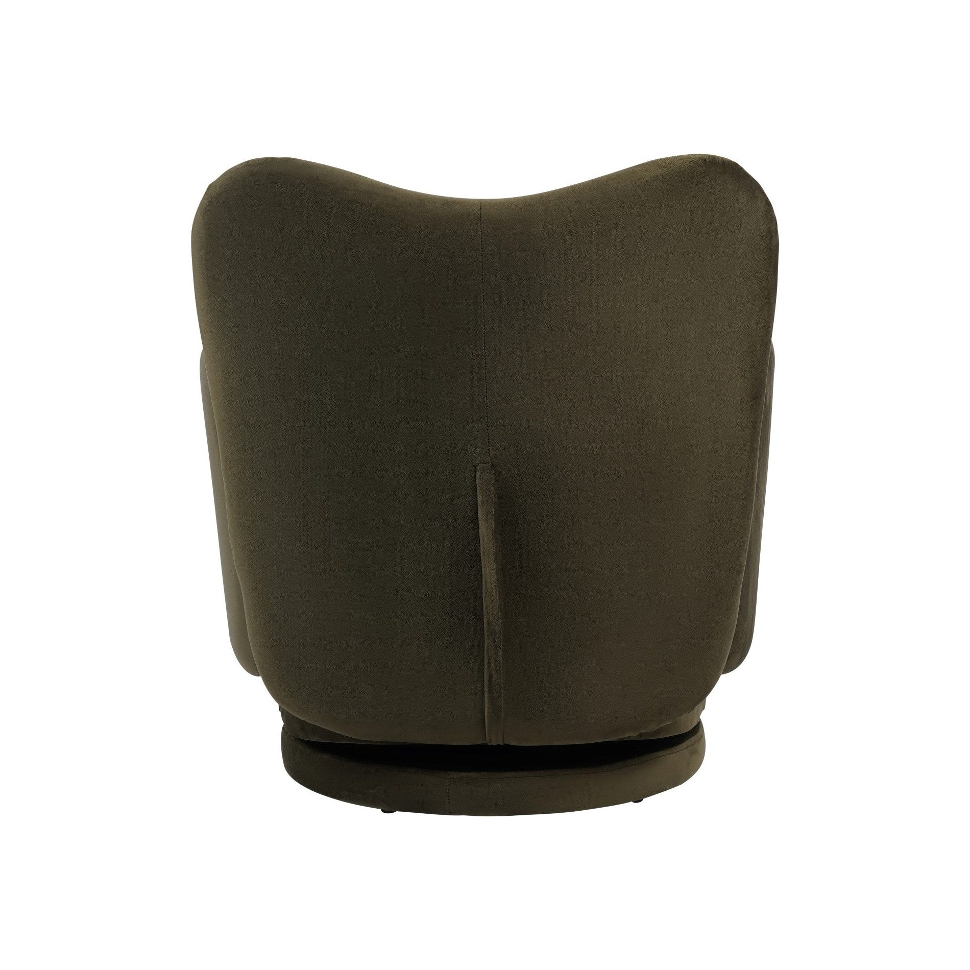 Bingham Upholstered Swivel Chair - Velvet Green