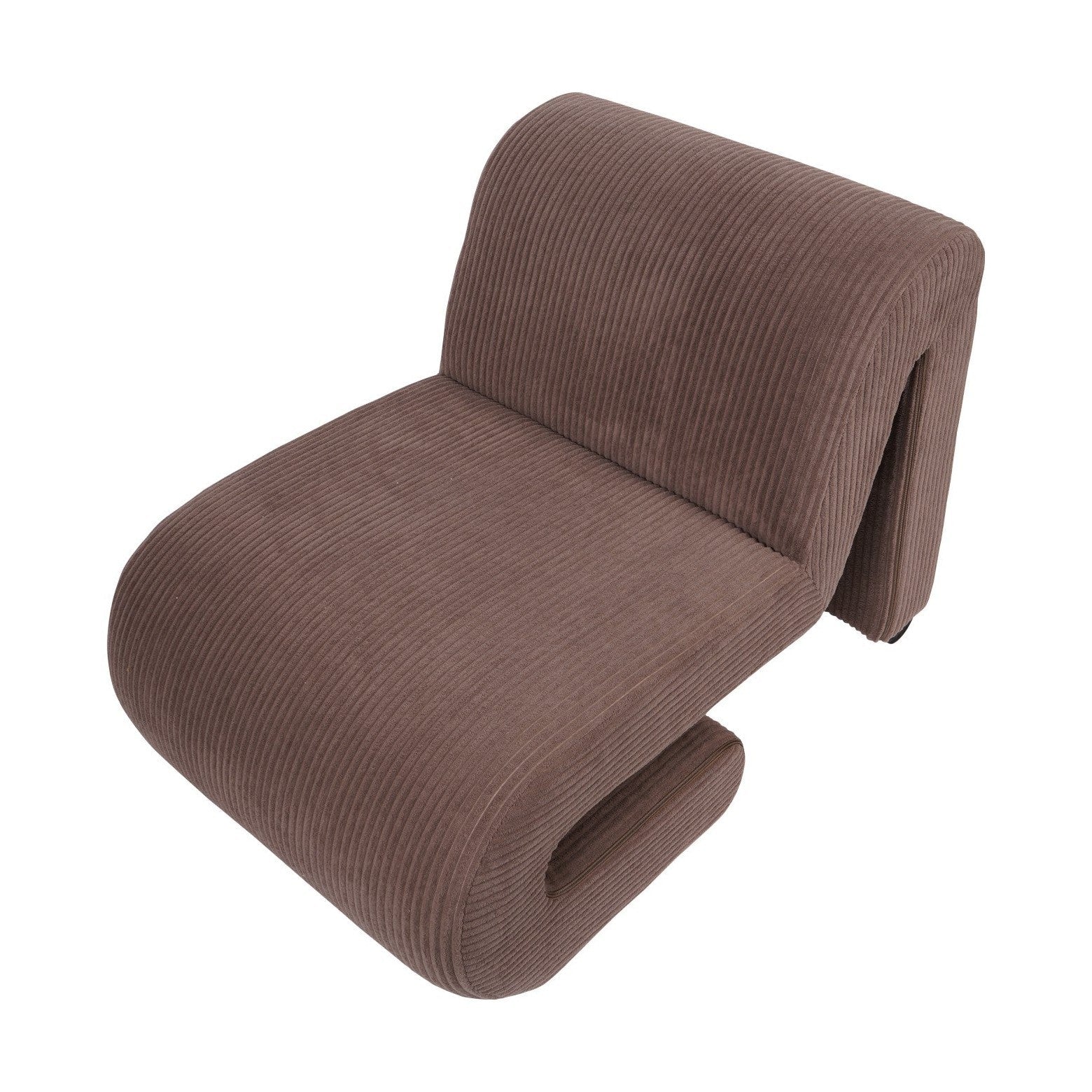 Ellis Corduroy Occasional Chair - Brown