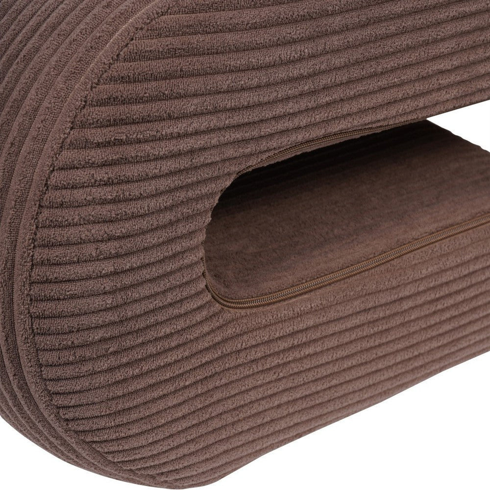 Ellis Corduroy Occasional Chair - Brown