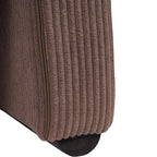 Ellis Corduroy Occasional Chair - Brown