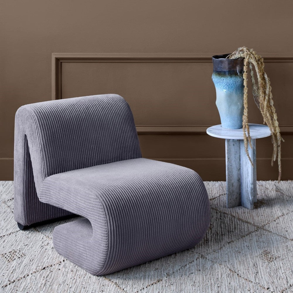 Ellis Corduroy Occasional Chair - Brown