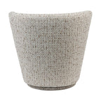 Roehampton Textured Slub Swivel Chair - Natural