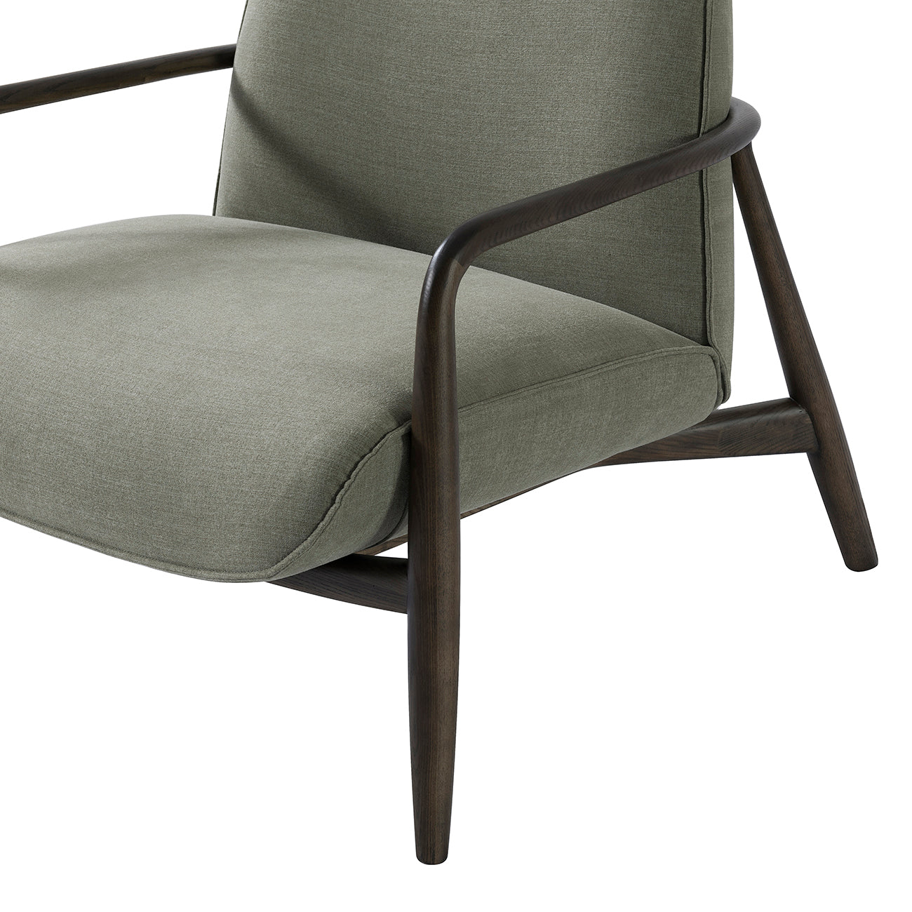 Egerton Wooden Occasional Chair - Green