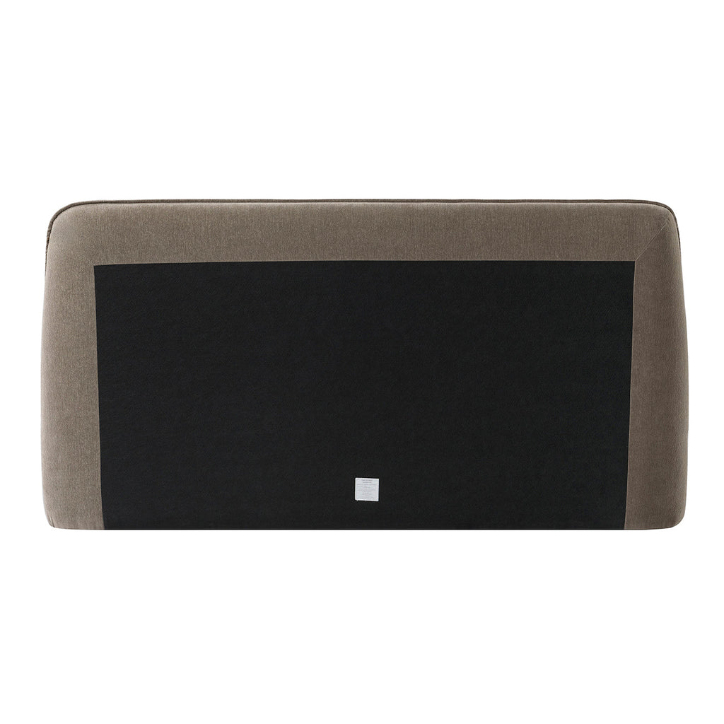 Darley Upholstered King Sized Bed Frame - Soft Brown