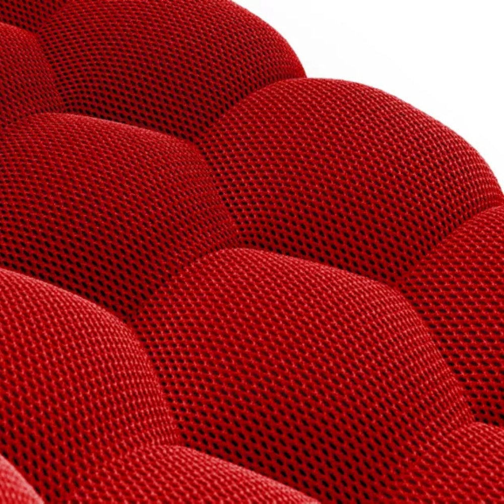 Lumo Classic: Red 2-Seat Compressed Bubble Sofa