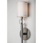 Rockland Wall Light - Aged Brass & Off White