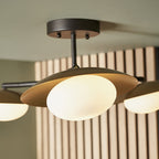 Mia 3 Light Ceiling Light - Bronze
