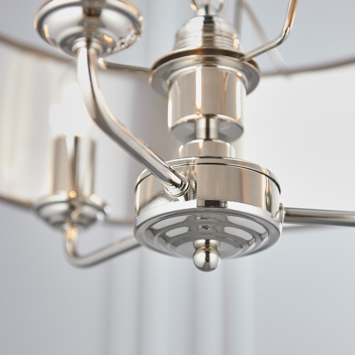 Highclere 3 Long Pendant Light - Nickel