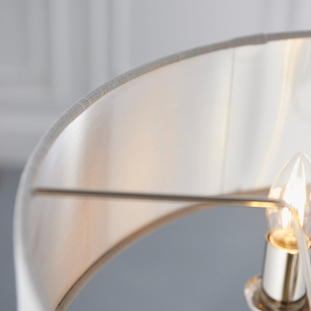 Highclere 3 Long Pendant Light - Nickel