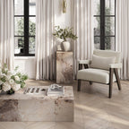 Axel Accent Chair - Milk & Chocolate