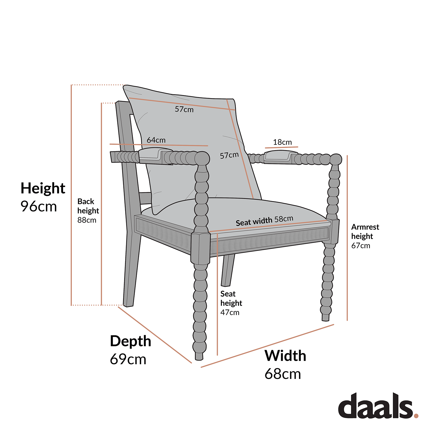 Hemingford Moss Green Velvet Bobbin Washed Oak Armchair
