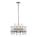 Bonnington Chandelier - Polished Nickel with Crystal