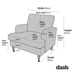 Brigette Olive Green Velvet Armchair with Antique Brass Castor Legs