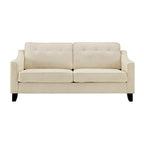 Harper 3-Seater Slope Arm Beige Woven Fabric Sofa