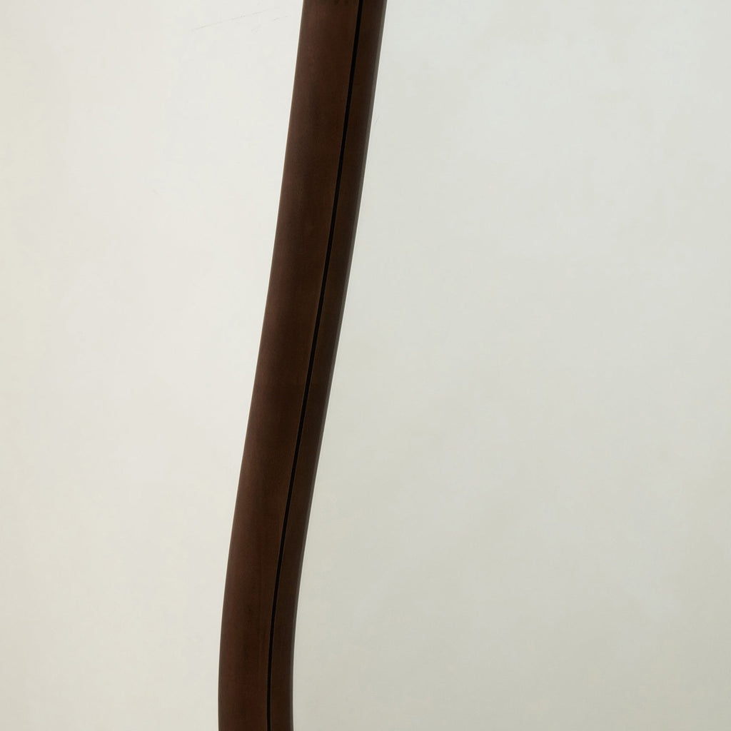 Aaliyah - Dark Wood Irregular Wall Mirror 150cm x 75cm