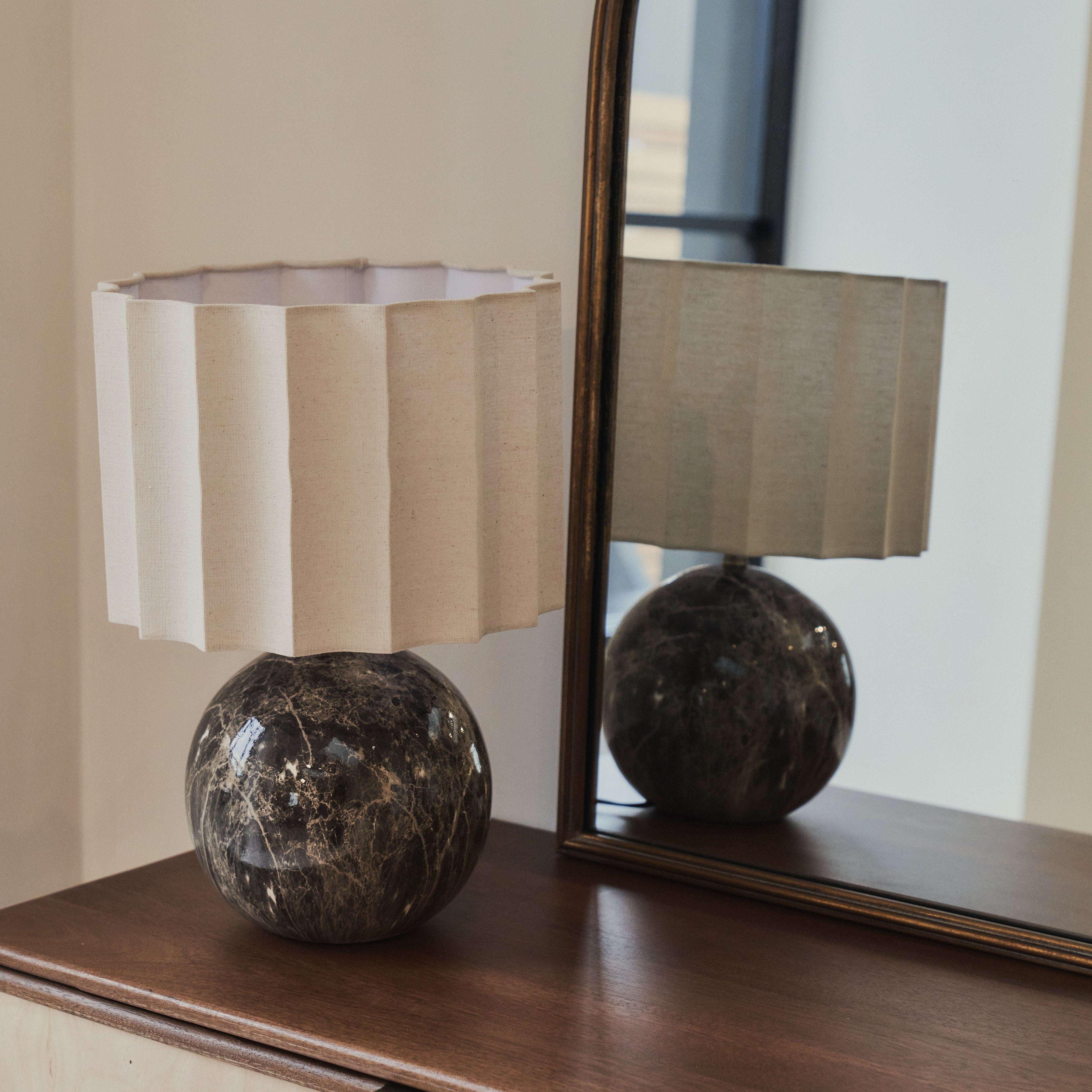 Amelia - Gold Arched Metal Overmantle Mirror 100cm x 87cm