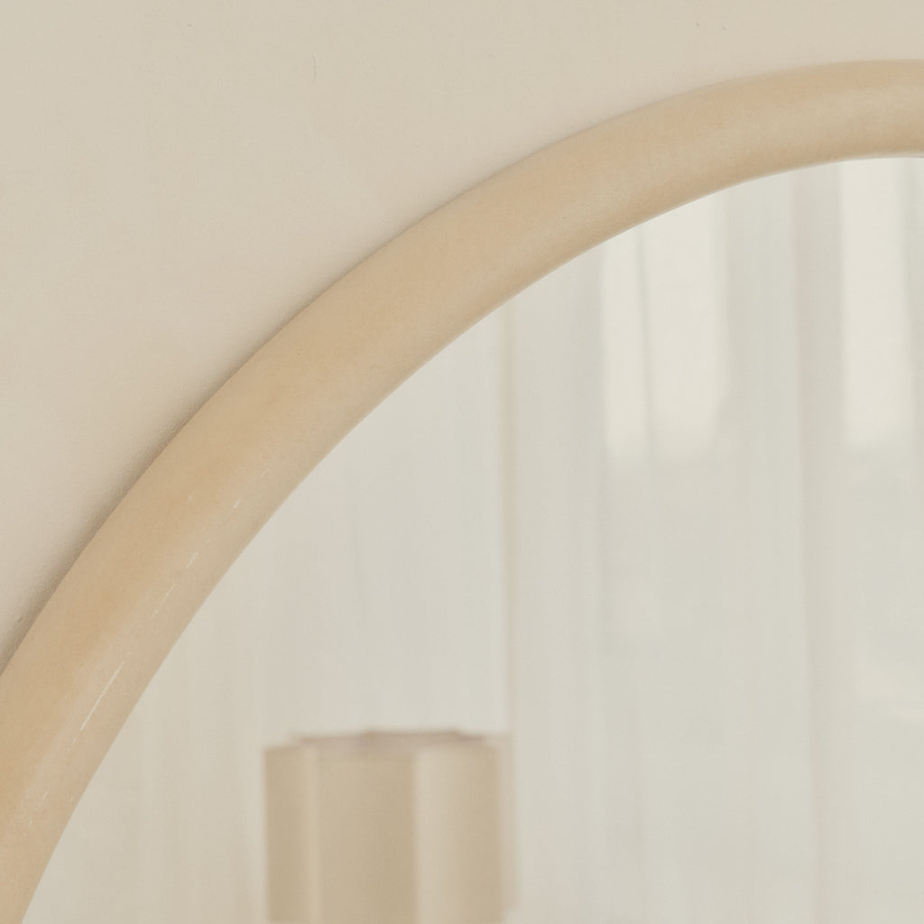 Amora - Large Concrete Round Wall Mirror 100cm x 100cm