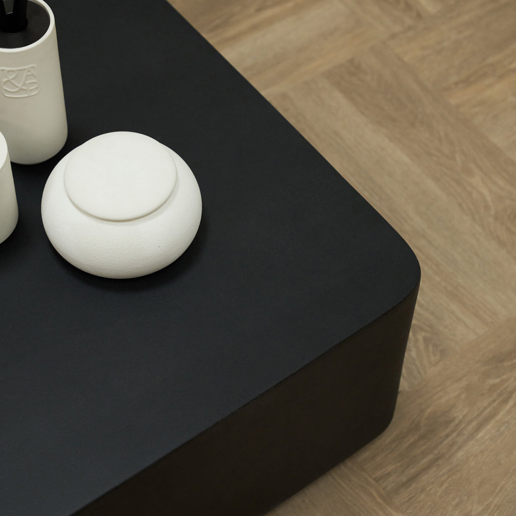 Angelo - Minimal Onyx Rectangular Coffee Table Large