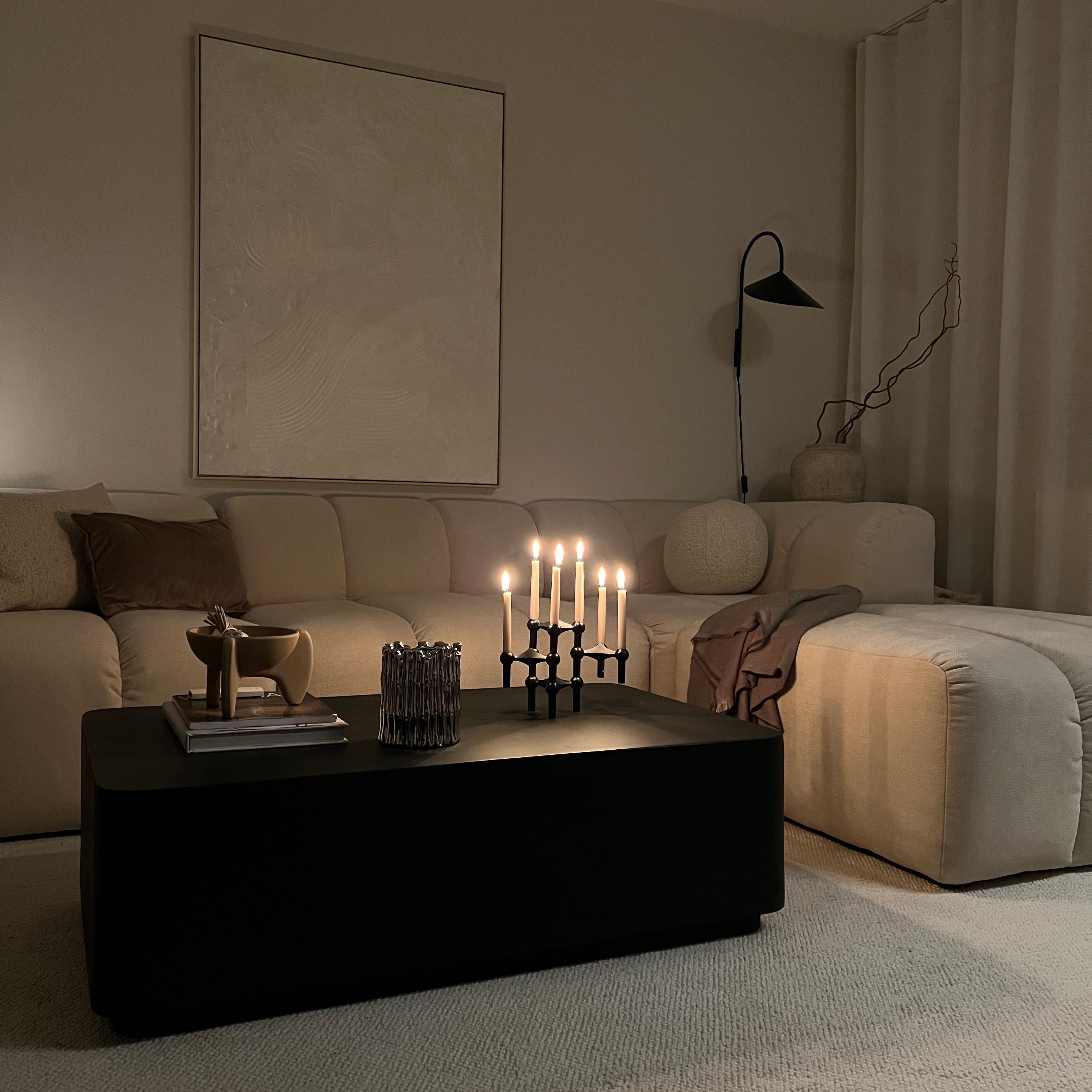 Angelo - Minimal Onyx Rectangular Coffee Table Large