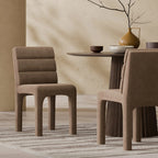 Arlo Dining Chair | Taupe Sustainable Velvet