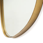 Ava - Gold Stone Shaped Irregular Mirror 75cm x 45cm