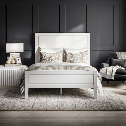 Denver Double Bed - White