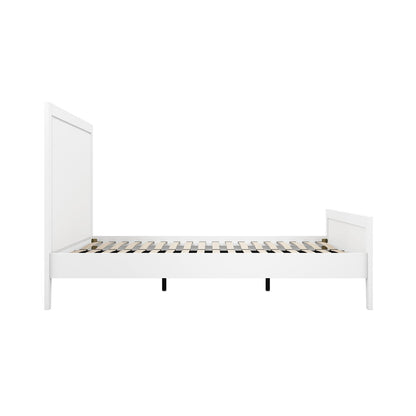 Denver King Size Bed - White