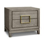 Lucca Bedside Cabinet - Grey/Taupe