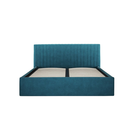 Emden Kingsize Ottoman Bed - Teal