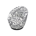 Ekte Occasional Chair - Zebra Black & White